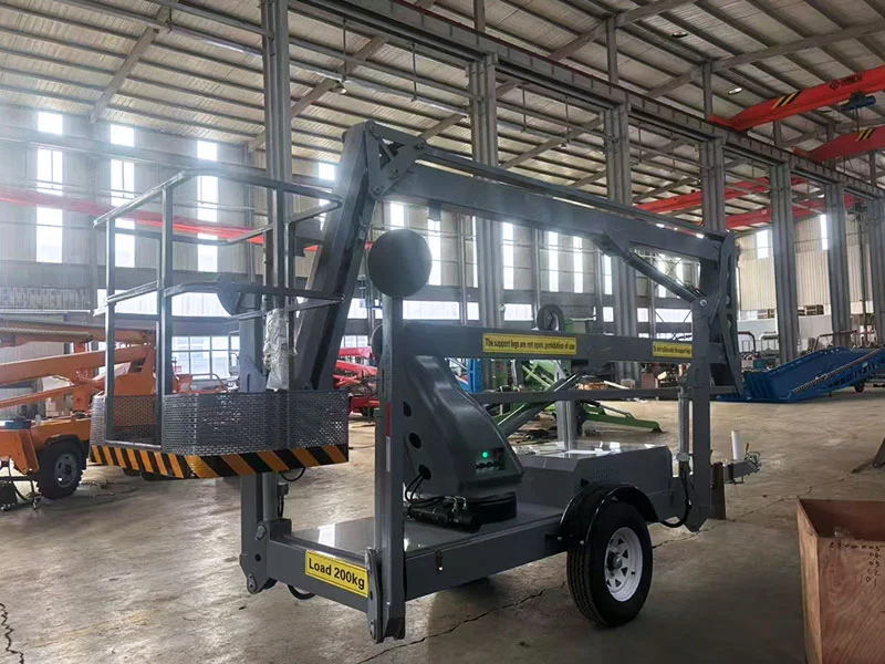 trailer with boom lift 