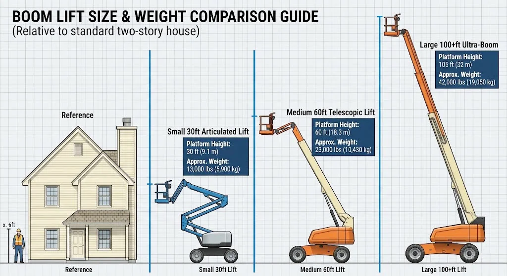 how-much-does-a-boom-lift-weight